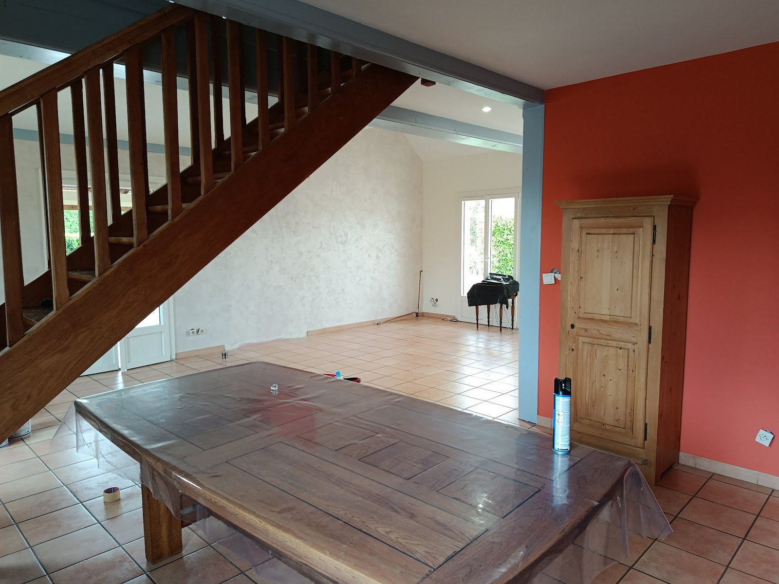 Finition peinture intérieure sur support préparé par Entreprise Guyon